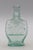 Circa 1840s American aquamarine glass "Fancy Cologne" bottle. Sparking clear glass aquamarine blow in a 2-part mold...