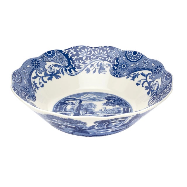 Spode Spode Blue Italian Daisy Bowl 10" For Sale - Image 4 of 4