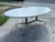 Vintage Oval Conference Table with Herman Miller Attributed Aluminum Segmented Base For Sale - Image 11 of 11