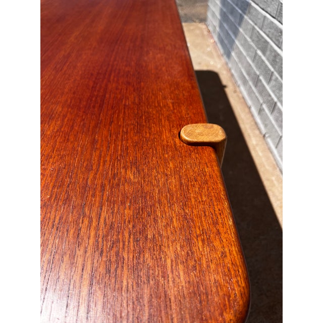 Mid 20th Century Mid 20th Century Hans Wegner at-11 Teak Coffee Table for Andreas Tuck For Sale - Image 5 of 12