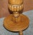 Vintage English Light Oak Pedestal Jardiner For Sale - Image 9 of 10