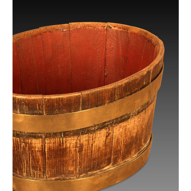 Early 19th Century Antique Folk Art Decorated Buckets, 1830, Set of 2 For Sale - Image 5 of 9