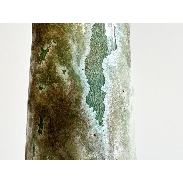 Studio Ceramic Candlestick with Organic Glaze, Denmark, 1970s For Sale - Image 10 of 15