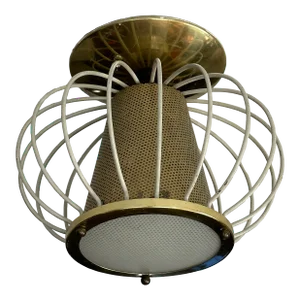 Atomic Mid-Century Modern Ceiling Light by Lightolier
