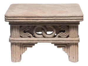 17th Century Chinese Ming Interlocking Ring Stone Table