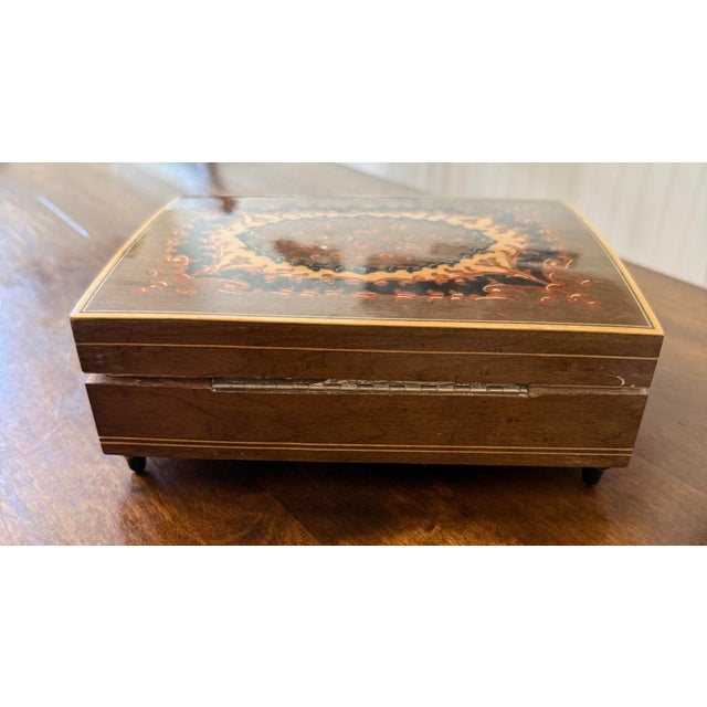Italian Funiculi-Funicular Musical Jewelry Box For Sale - Image 9 of 9