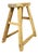 Vintage Rustic Elm Stool For Sale