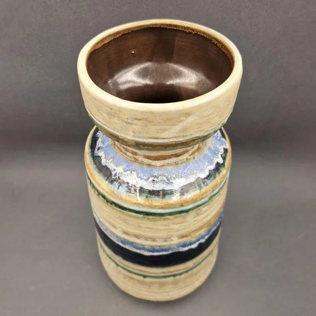 Ceramic Vase by F. Glatzle for Karlsruher Majolika, 1973 For Sale - Image 3 of 7