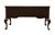 Sligh Furniture the Ellis Line Solid Mahogany Traditional Chippendale Style 58" Desk W. Tooled Leather Top For Sale - Image 11 of 12