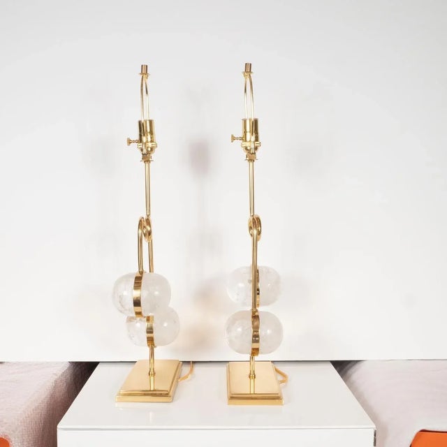 Contemporary "Flux" Lamps by Spark Interior - a Pair For Sale - Image 3 of 13