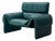 DS-2011 Leather Armchair in Petrol Green from de Sede, Switzerland, 1980s For Sale