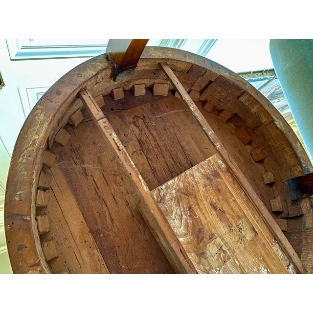 Chestnut Directoire Tripod Table From Lucca Italy For Sale - Image 8 of 8