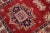 1990s Bohemian Super Kazak Red/Beige Wool Runner - 2'9'' X 9'8'' For Sale - Image 5 of 8