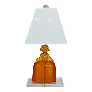 Lucite Table Lamp After the Velázquez Painting "Las Meninas" & Manolo Valdés