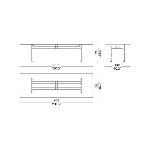 Cassina Large Doge Dining Table by Carlo Scarpa for Cassina For Sale - Image 4 of 17