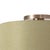 2020s Stretch Flush Mount Ceiling Light 18" D - Mid Century, Linen Drum Shade, Brass Canopy, Dimmable, Bulb Included For Sale - Image 5 of 6