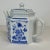 Vintage Italian Tuscany Style Blue and White Porcelain Tea Pot For Sale - Image 6 of 10