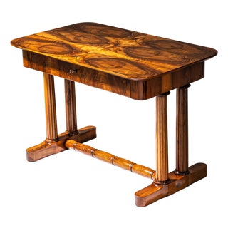 Biedermeier Walnut Desk, 1830 For Sale