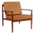 Lounge Chair in Teak and Full Grain Aniline Leather by Grete Jalk, Denmark, 1960s For Sale