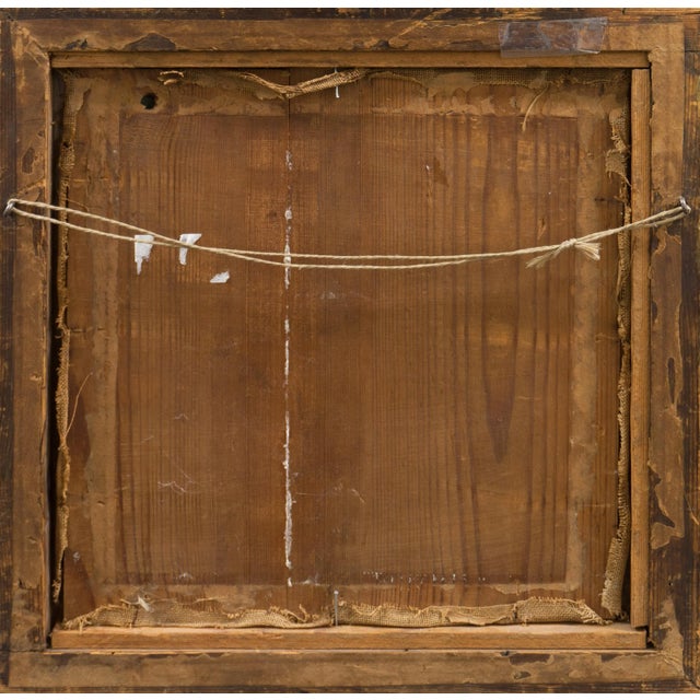 'The Hanging Bough', 19th Century American School, Figural Petit-Point and Needlepoint, Mother and Daughter For Sale - Image 11 of 12