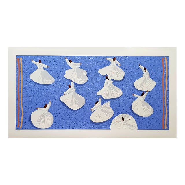 Aldo Mondino, Turcata, Silkscreen Print For Sale