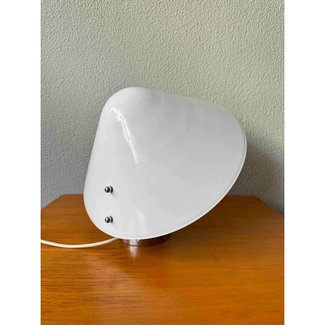 Chioccio White Aluminum & Chrome Table Lamp by Sergio Mazza for Quattrifolio, Italy, 1970s For Sale - Image 13 of 18