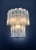 Vintage Murano Glass Tube Wall Sconces with 13 Transaparent Glass Tube, 1990s, Set of 2 For Sale - Image 11 of 17