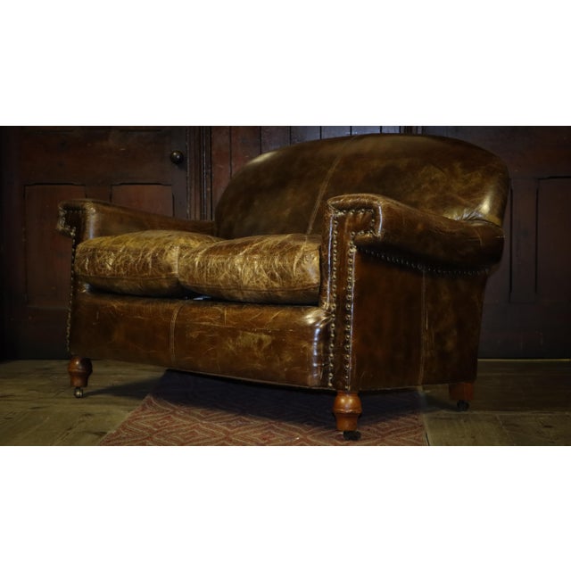 Halo Sofa in Tan Leather from Timothy Oulton, 2010s For Sale - Image 10 of 14