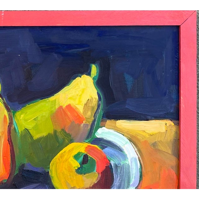 Vintage William B Hannum Still Life With Pears For Sale - Image 4 of 8