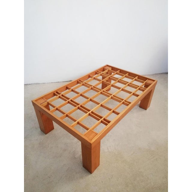 Mid-Century Italian Coffee Table in the style of Gianfranco Frattini, 1980s For Sale - Image 14 of 17
