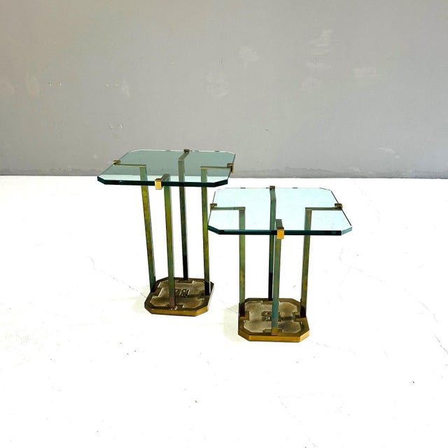 Vintage Side Tables by Peter Ghyczy, 1980, Set of 2 For Sale - Image 4 of 11