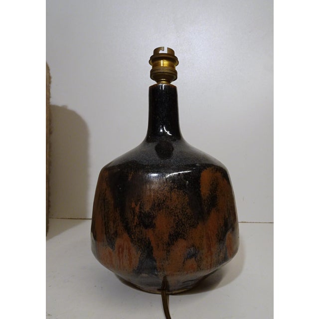 Lamp Gres Ceramic De La Borne by Annie Maume and Robert Heraud, 1970s For Sale - Image 10 of 18