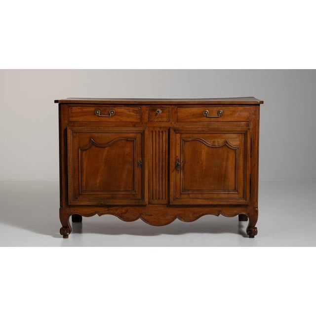 19th Century France Louis XV Brown Wood Storage Cabinets & Cupboards For Sale - Image 9 of 11