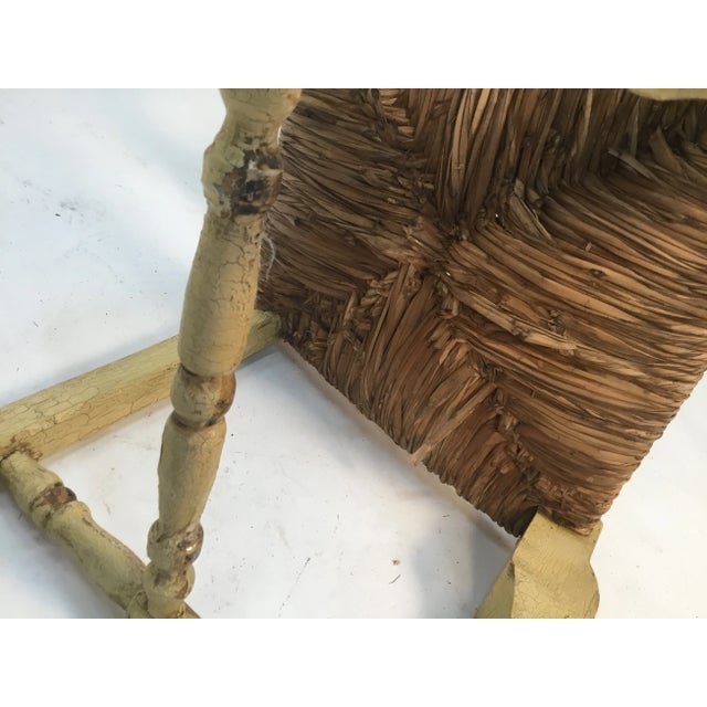 Rustic Vintage Venetian Style Side Chair For Sale - Image 9 of 13