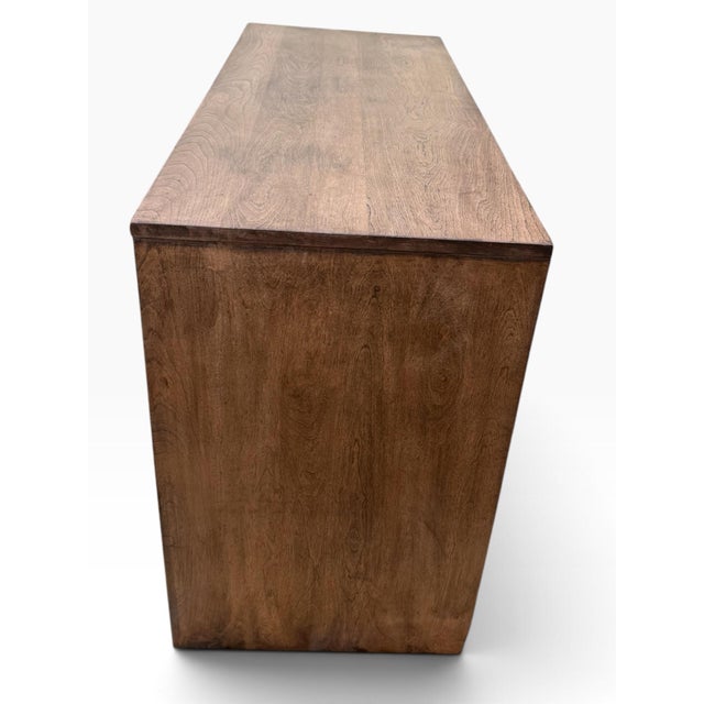 Mid-Century Modern Refinished Solid Wood Mid-Century Modern Six-Drawer Dresser by Conant Ball For Sale - Image 3 of 9
