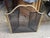 Mid-Century Modern Gilt Trifold Fireplace Screen Guard, 1970s For Sale - Image 3 of 8