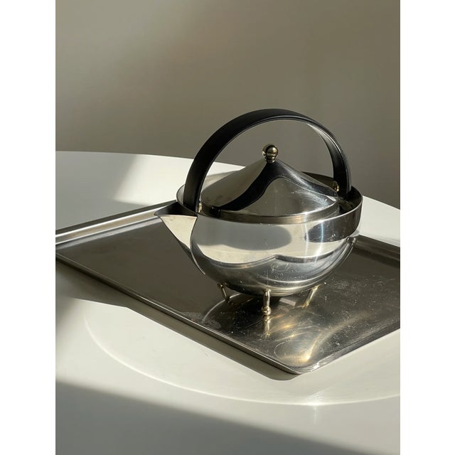 Teaball Teapot attributed to Bodum, 1980s For Sale - Image 3 of 3