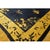 Navy Blue 1920s Navy Blue Minimalist Floral Antique Chinese Peking Wool Rug 9' 2" X 14' 1" For Sale - Image 8 of 9