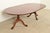 Queen Anne Kittinger Georgian Solid Mahogany Double Pedestal Extension Dining Table For Sale - Image 3 of 15