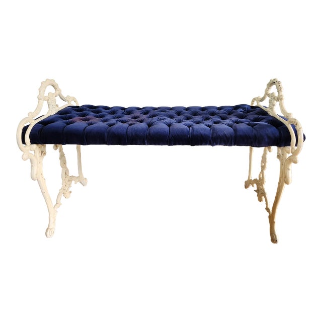 Mid 20th Century Neo-Classical Cast Alloy Bench For Sale
