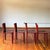 Early 21st Century Frag Italian Postmodern Red Leather Dining Chairs For Sale - Image 5 of 10