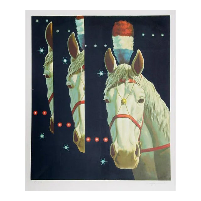 Circus Triad, Arne Besser Serigraph on Somerset Paper, Signed and Numbered in Pencil For Sale