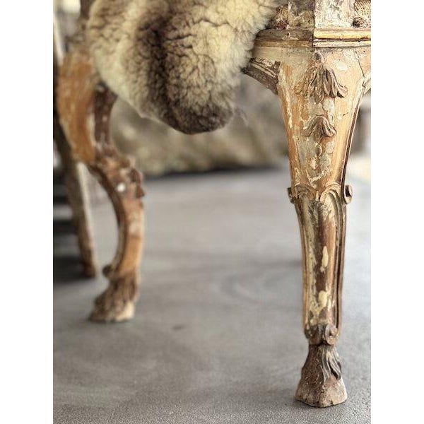 17th Century 17th Century Italian Museo Di Roma Grand Salon Chair For Sale - Image 5 of 14