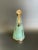 Mid Century Modern Israel Brass Verdigris Enamel Cone Shaped Jug - Pitcher For Sale - Image 4 of 11