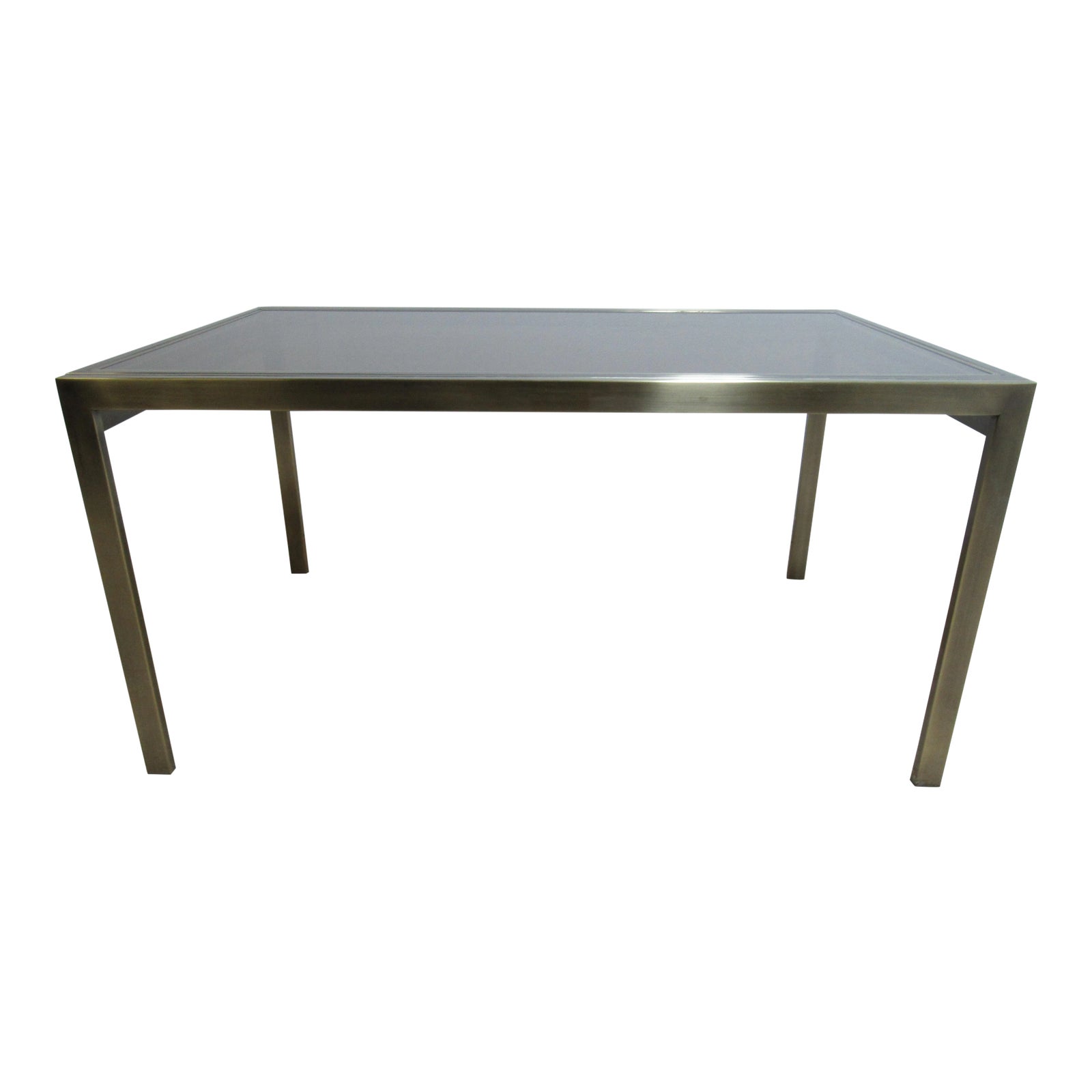 Mastercraft Bronze Floating Cantilever Dining Room Conference Table Mid ...