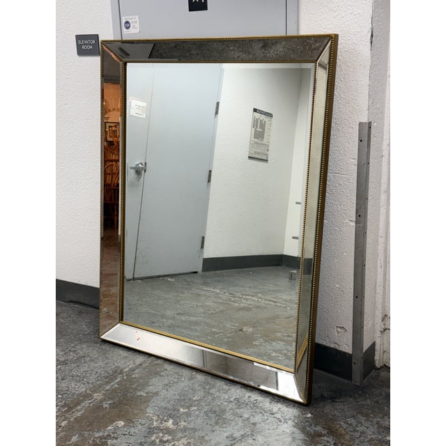 Design Plus Gallery presents a Venetian Style Beaded Wall Mirror from Bassett Mirror Company. This rectangular mirror...