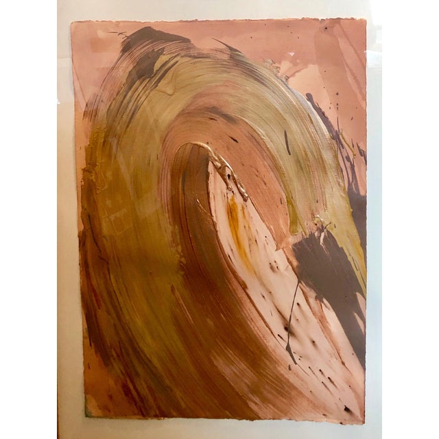 Contemporary Francine Tint, Contemporary Gestural Abstraction Color Field Painting Woman Artist Metallic Art, 1987 For Sale - Image 3 of 15