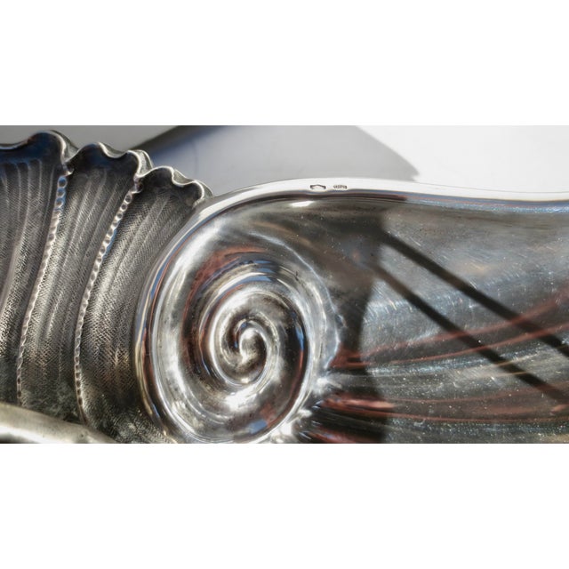 Italian 800 Silver Centerbowl Circa 1930s For Sale In New York - Image 6 of 12