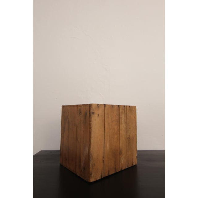 Wooden Box Crate, 1960s For Sale - Image 9 of 16