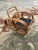 Mid Century Paul Frankl Style Bent Bamboo Rattan Three Strand Pretzel Lounge Chair v Front Design For Sale In Raleigh - Image 6 of 12